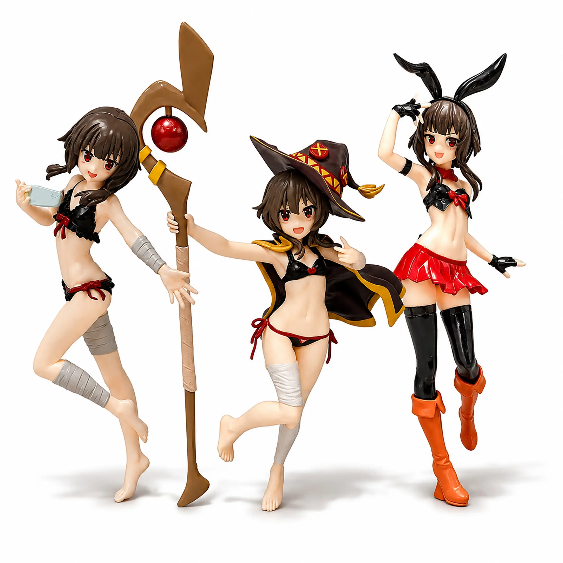 Konosuba Megumin Anime Figure PVC Collectible Model Desk Decor Birthday Gift Anime Fans Teens Adults Otaku Waifu