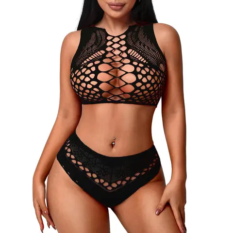 Avidlove Womens Lingerie for Women  Two Piece Lingerie Set Outfit One Size