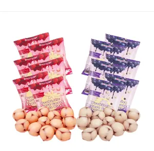 Zofia Sweet Yogurt Covered Fruit Snacks Variety Pack, 0.7oz - 12 Pouches Net 8.5oz (Strawberry 6 + Blueberry 6), Yogurt Coated Probiotic Fruits Bites, Dietary Fiber + Real Fruit, Healthy Snacks, 120Ct