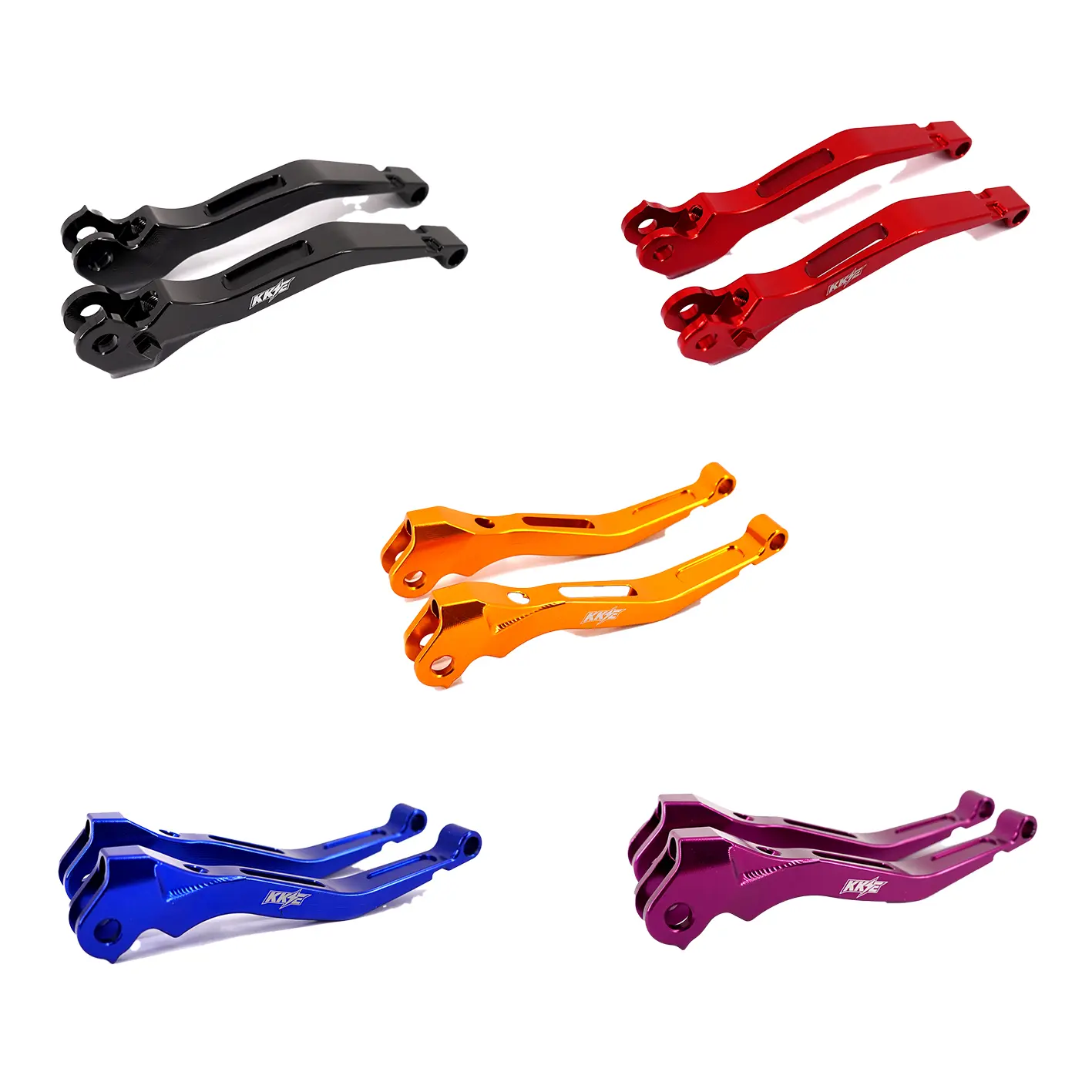 KKE Anodized 7075-T6 Aluminum Alloy Brake Lever Set, Left-Right Precision Cut for Surron Ultra Bee 2023-2025, Lightweight, Durable, Direct Replacement, Warranty Included, Motorcycle & E-Bike Handlebar Accessory