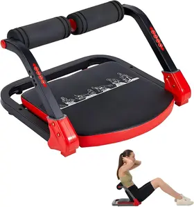 Ab Machine Sit Up Bench with Adjustable Resistance Foldable Ab Crunch Machine for Home Gym Core Workout Stomach Exercises Compact Storage back  extension  machine