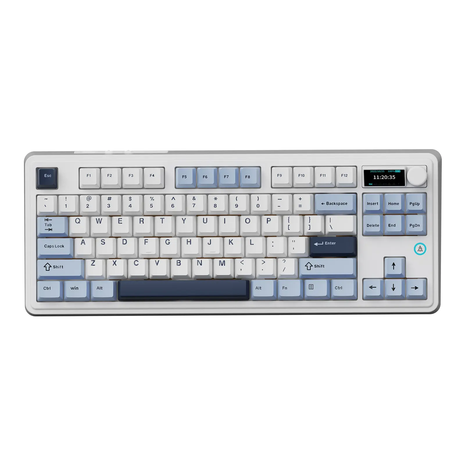 AJAZZ AK870 Plus Gaming Mechanical Keyboard - 8000mAh Battery, Triple Mode (Bluetooth/2.4G Wireless/Wired), 5-Layer Sound Dampening, Gaming Keyboard, Gaming Accessories, Keyboard For Gaming