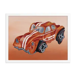 WV Bug Framed poster