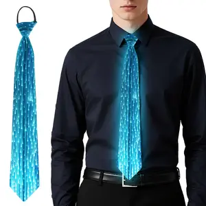 CARVEDREAM Luminous Seven-Color Nylon Tie Multi-functional for Trendy Occasions Versatile Style Match