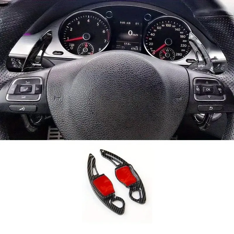 For Volkswagen steering wheel paddle shift VW GOLF 5 6 jetta GTI Tiguan Sciricco CC POLO GTI Sharan Passat extension Car Interior Decor Car Interior Decorative Interior accessories Car Accessory