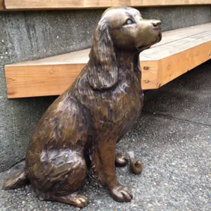 Statue Garden Decor - Garden Dog Statue, Garden Decor Resin Animal Dog Sculpture Yard Lawn Outdoor Decorative Ornament