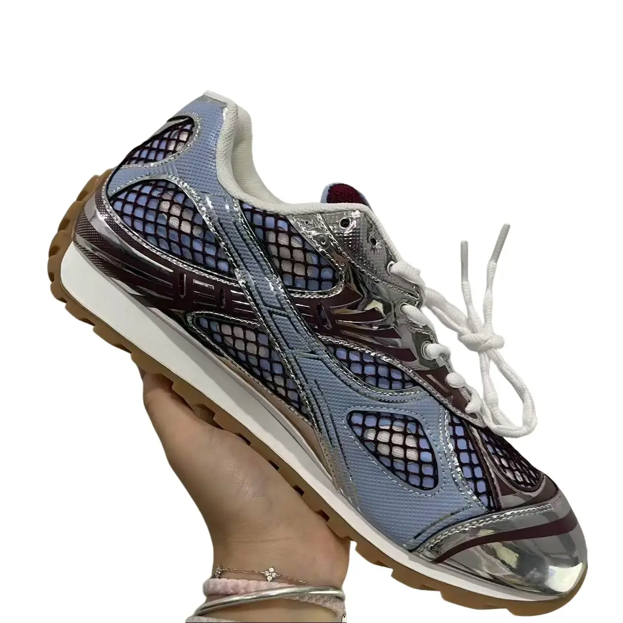 Men's and Women's luxury comfortable sneakers designer casual orbit lace up trainers size 35-46 round toe multiple colors chic flat couples' shoes,portable,slip-resistant