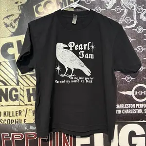 Pearl Jam black boxy tee