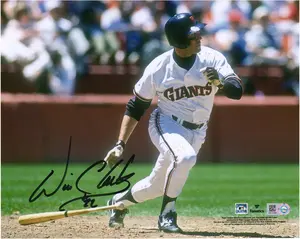 Will Clark San Francisco Giants Autographed 8" x 10" Bat Drop Photograph - Fanatics Authentic Certified
