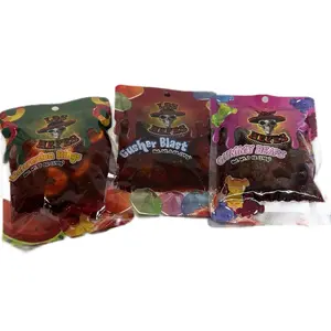 Los hefes watermelon rings , gushers blast, gummy bears candy 3pk