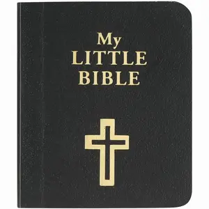 My Little Bible 2” Standard Edition - Selections of Key Verses From Every Book, Tiny Palm-size OT NT Scripture for Ministry Outreach, Classic 1769 KJV Text, 2" x 2.5”, Black   Paperback – Print, June 1, 2004
