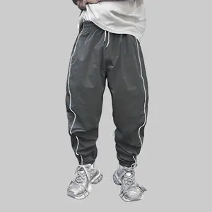Men's Fashion Loose-Fit Pants with Stylish Patterns, Casual Breathable Comfort Drawstring Trousers, Perfect for Outdoor Activities and Sport Style Wear – Ideal Gift for Husband, Son, or Boyfriend