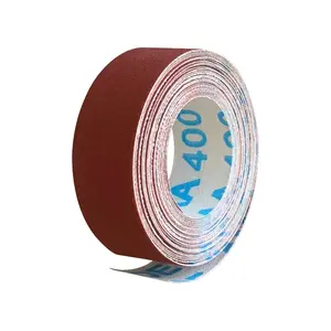 400 Grit Emery Cloth Sandpaper Roll, 1" x 19  Sandpaper Sheets for  Furniture Metal Sanding Automotive Polishing, Wet Dry Sanding Paper