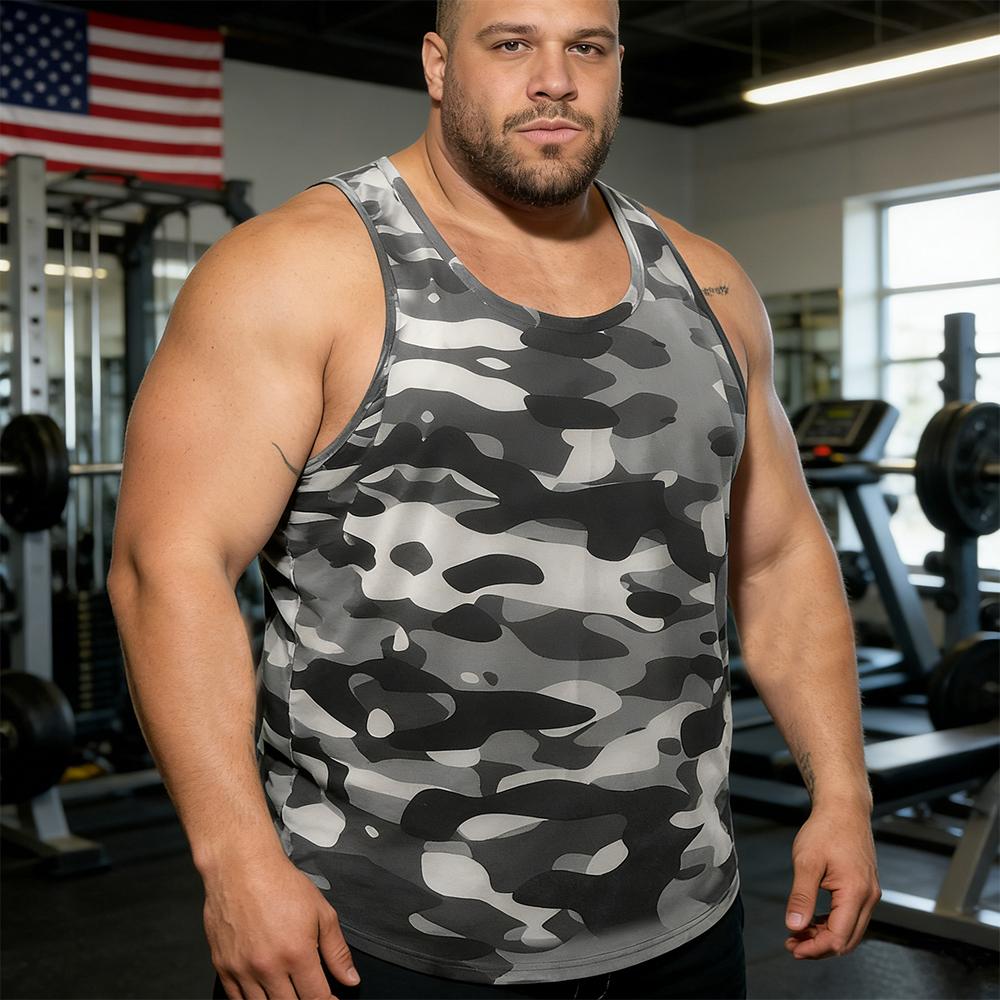3-Pack Big and Tall  Men's Camouflage sports top  Vest Sleeveless
