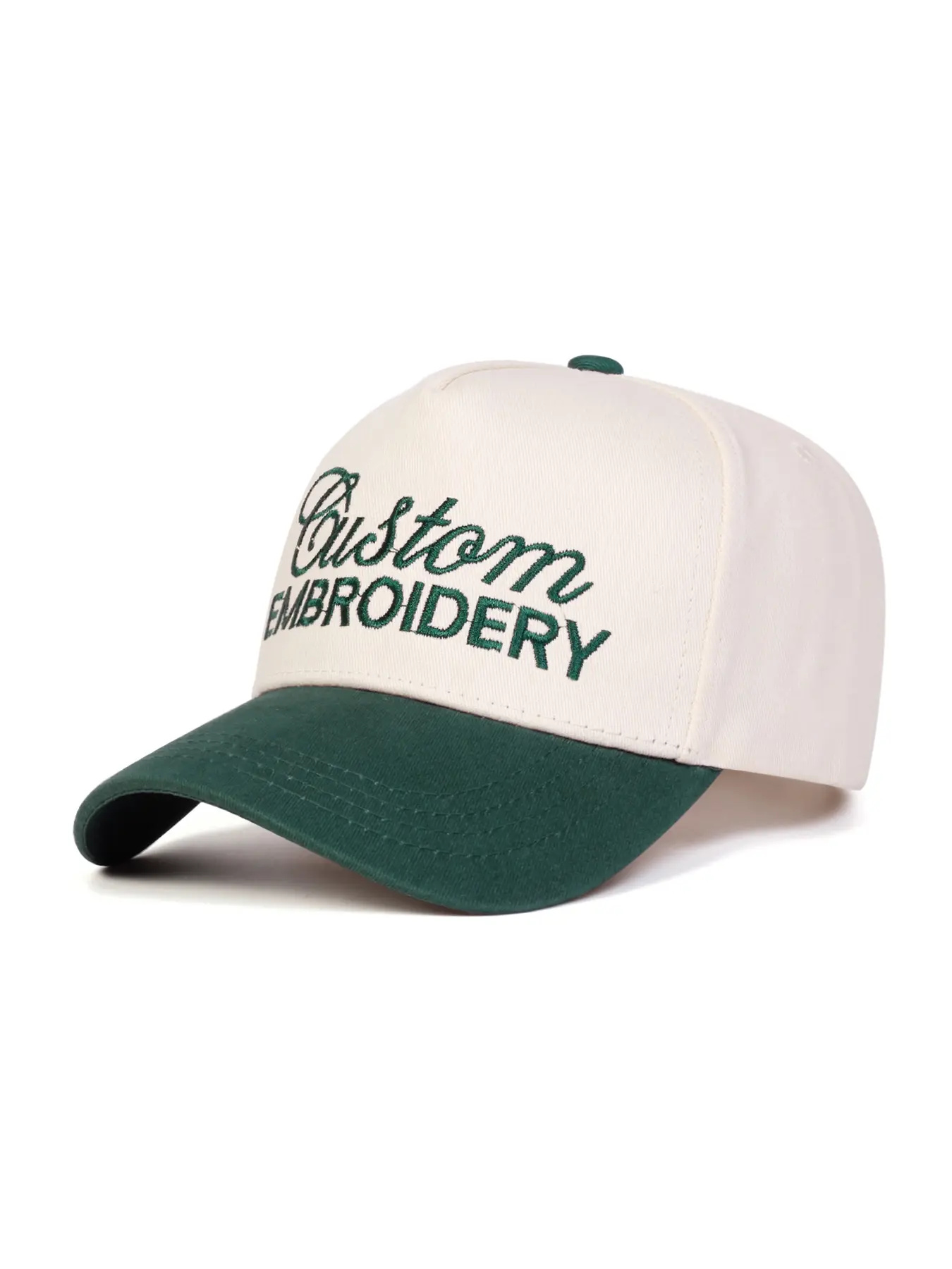 Unisex Custom Five-Sided Baseball Embroidered Cap Graphic Hat, Adjustable Sun Protection Casual Hat for Spring & Fall, Outdoor Travel Beach Vacation