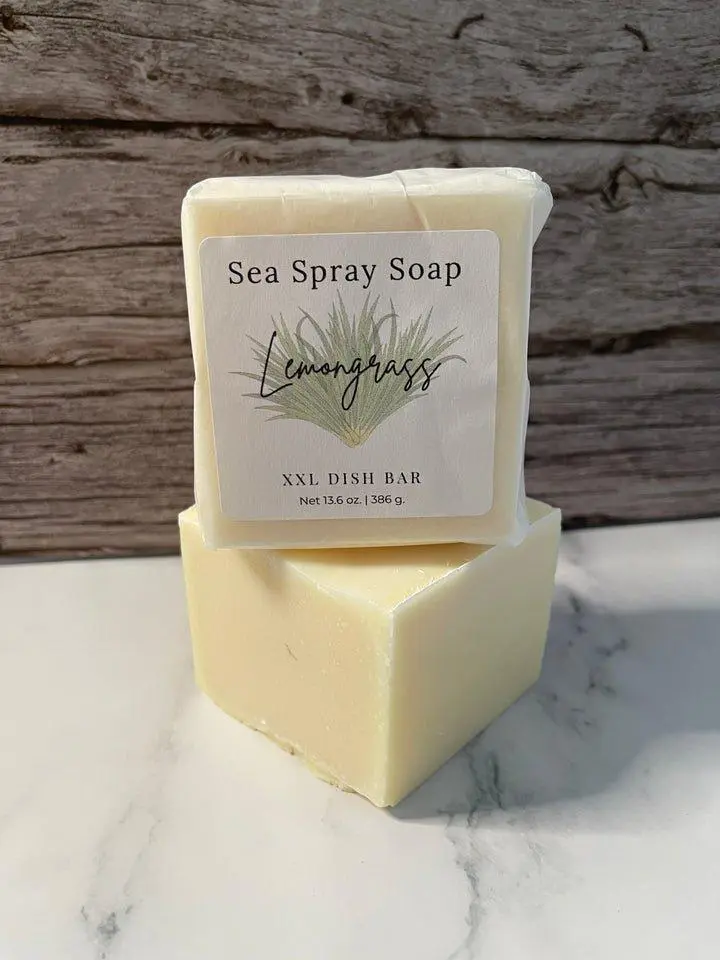 XXL Solid Dish Soap Bar - 11.75oz, 7 Scent Options, Lasts 3+ Months, Eco-Friendly, No Plastic Bottles, Superior Grease-Cutting Power, Perfect for Busy Families