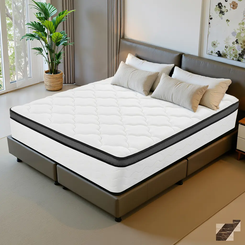 Queen Mattress 12 Inch Queen Hybrid Mattress in a Box, Individually Wrapped Pocket Coils Innerspring Mattress, Medium Firm, Pressure Relief & Breathable Comfort, CertiPUR-US, OEKO-TEX
