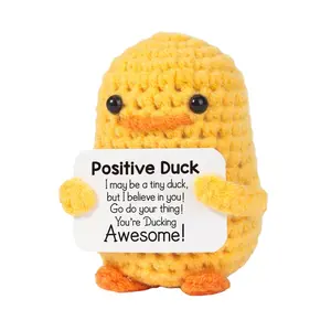 Positive Duck – Handmade Emotional Cheer Support Positive Funny Pickle Potato Nuggets for Men Women Friends Coworkers, Birthday for Him Her