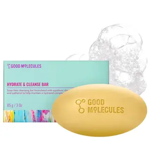 Hydrate and Cleanse Bar - Soap Free Bar with Shea Butter and Macadamia Seed Oil for Ultra Hydrating Body and Face Moisturizer - Skin Care