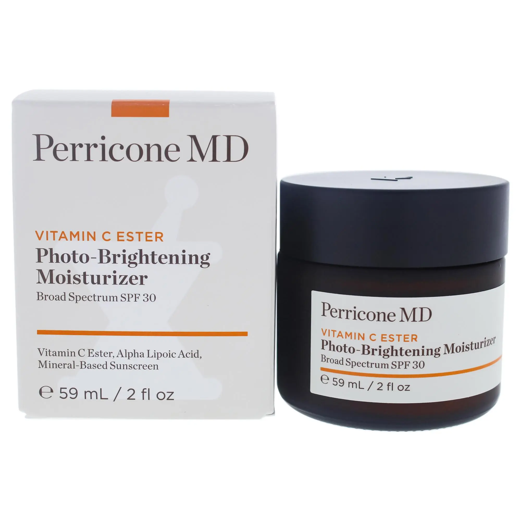 Perricone MD Unisex Vitamin C Ester Photo-Brightening Moisturizer - SPF 30, Brightens Skin, Daily Apply, 2 oz