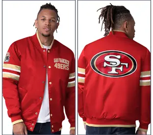 NFL Starter Satin Twill Snap Front Jacket