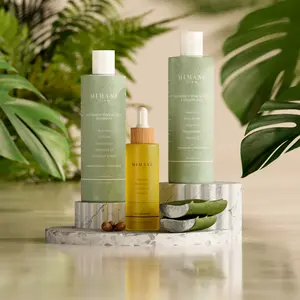 Mimane Glow – The Glow Kit | Nourish & Strengthen Shampoo + Conditioner & Growth Hair Oil Set | Strengthens, Hydrates & Boosts Shine | Sulfate-Free, Silicone-Free, Paraben-Free | Natural Aloe, Jojoba, Pumpkin & Rosemary