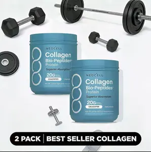 NeoCell Collagen Bio-Peptides Protein Powder 20oz | Unflavored, GrassFed, 20g Collagen Per Serving for Hair, Skin, Nails & Joints（Buy one get one free, first come first served, inventory is tight）