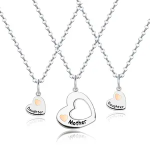 Mother and daughter necklaces and bracelets are heart-to-heart gifts for meaningful family reunions