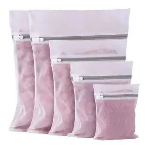 Reusable Mesh Net Laundry Bags - Durable & Versatile for Laundry or Storage