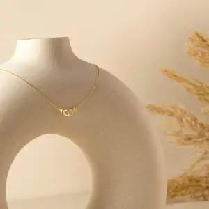 Lesbian Symbol Necklace for Women, Double Venus Necklace, LGBTQ Pride Necklace, Minimalist Gold Lesbian Jewelry