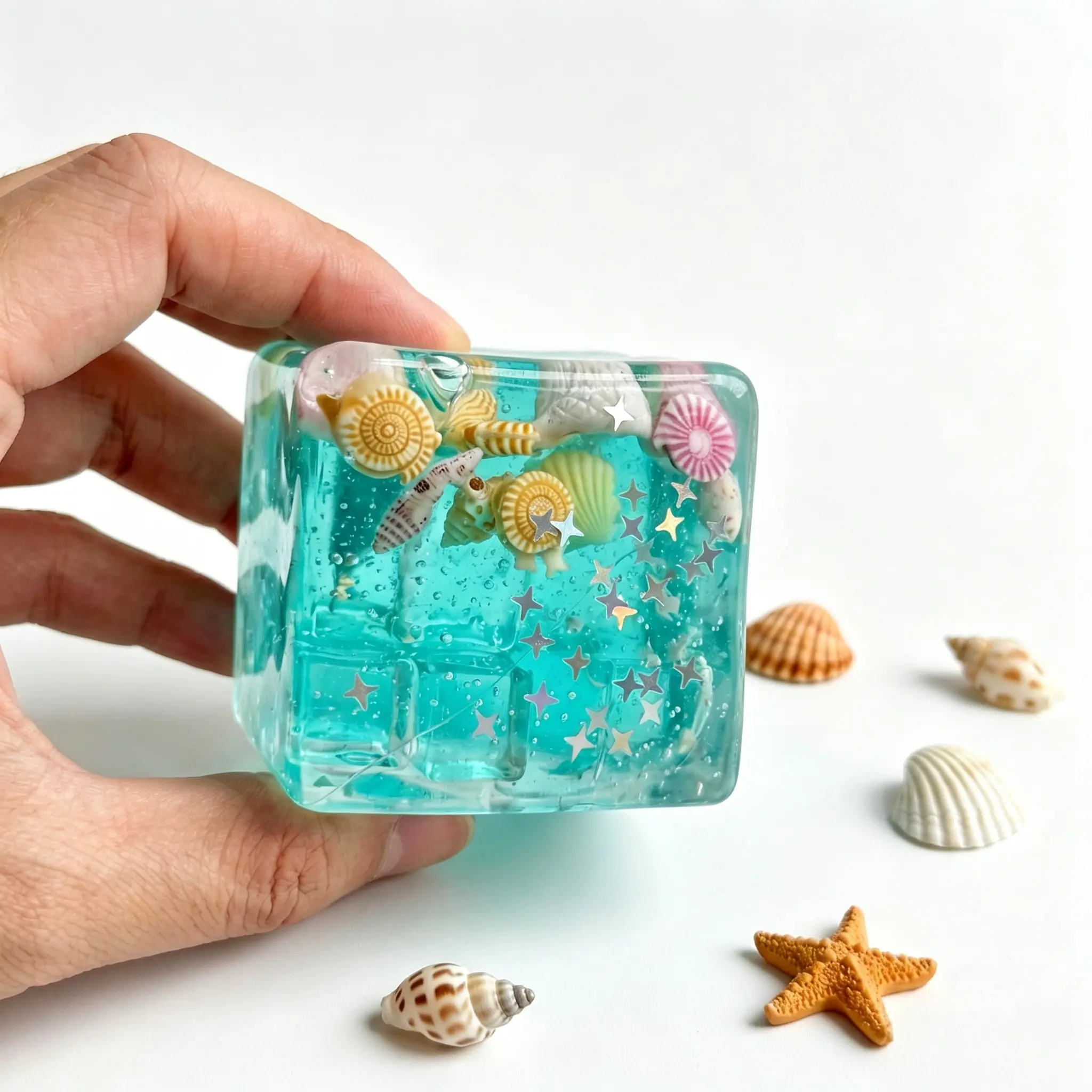 3D cartoon cube squishy toy, simulated magic cube squeeze toy, soft cube fidget squishy, realistic rubik cube sensory toy, mini hand vent cube toy