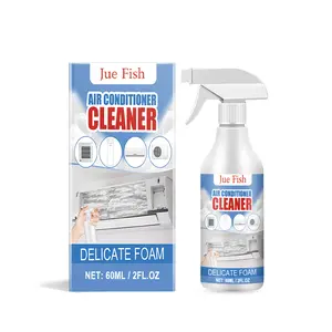 Air Conditioner Cleaner Foam Spray For Home Use Wall-Mounted and Floor-Standing Units No Disassembly No Rinse Removes Odor And Scale Cleans Indoor AC Evaporator Coil Deep Cleaning HVAC Maintenance