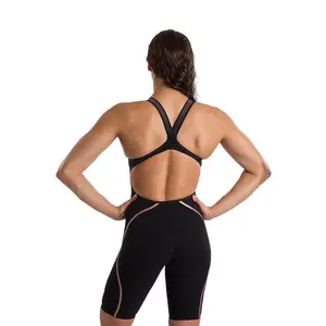 Speedo Fastskin LZR Pure Intent Open Back Kneeskin 7724000 - Sleeveless Summer Performance Tech Suit for Elite Competition
