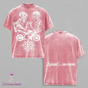 "I Added some of this Seasoning" Skull Washed T-Shirt, Graphic Tees Men, Vintage Short-Sleeve, Fashionable Street Casual Shirt, Suitable for Everyday Wear Breathable Cotton