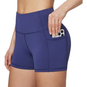 baleaf Women's 3" Biker Shorts High Waist Yoga Workout Gym Running Volleyball Spandex Shorts with Pockets