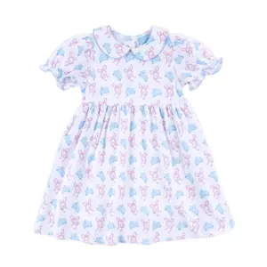 Bunnies & Bows Riley Dress - Soft & Sweet Easter Outfit for Girls