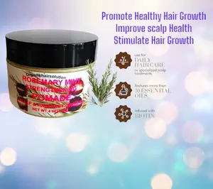 Organics Rosemary Mint Strengthening Hair Pomade, Grease for Thick, Straight, Curly, Wavy, Thin Hair, Women, Men, Kids-Scalp & Hair Treatment