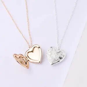 Heart Locket Pendant Necklace perfect jewelry gift everyday