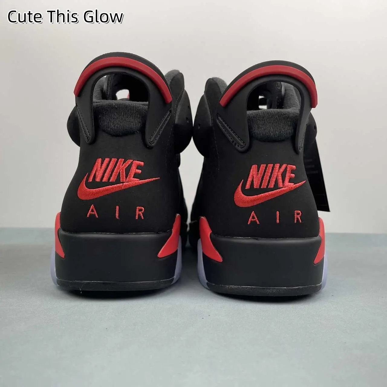 Unisex High Top Retro Basketball Sneakers | Matte Black Red Contrast Leather Upper | Padded Ankle Collar Support | Transparent Shock Absorbing Midsole | For Street Outfits & Indoor Training | Reduces Foot Fatigue During All-Day Standing