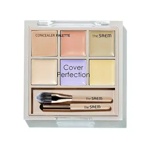 [THE SAEM] Cover Perfection Concealer Palette 01 Cover & Correct