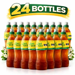 24 Pack Jaztea Jasmine Iced Tea 500ml (16.9 fl oz) Each – Natural Ingredients, Refreshing Mexican Jasmine Tea Drink, Light & Smooth Flavor, Made in Sinaloa Mexico
