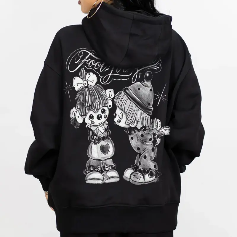 Graphic-Hoodie – Fool 4 U, Chicanos Clothing, Chicano Gangster Clothes, Mexican Clothing Hoodie, Lowrider Streetwear, Men Gifts, Trendy Oversized Hoodie, Hoodies for Men Sweatshirt, Urban Fashion Top