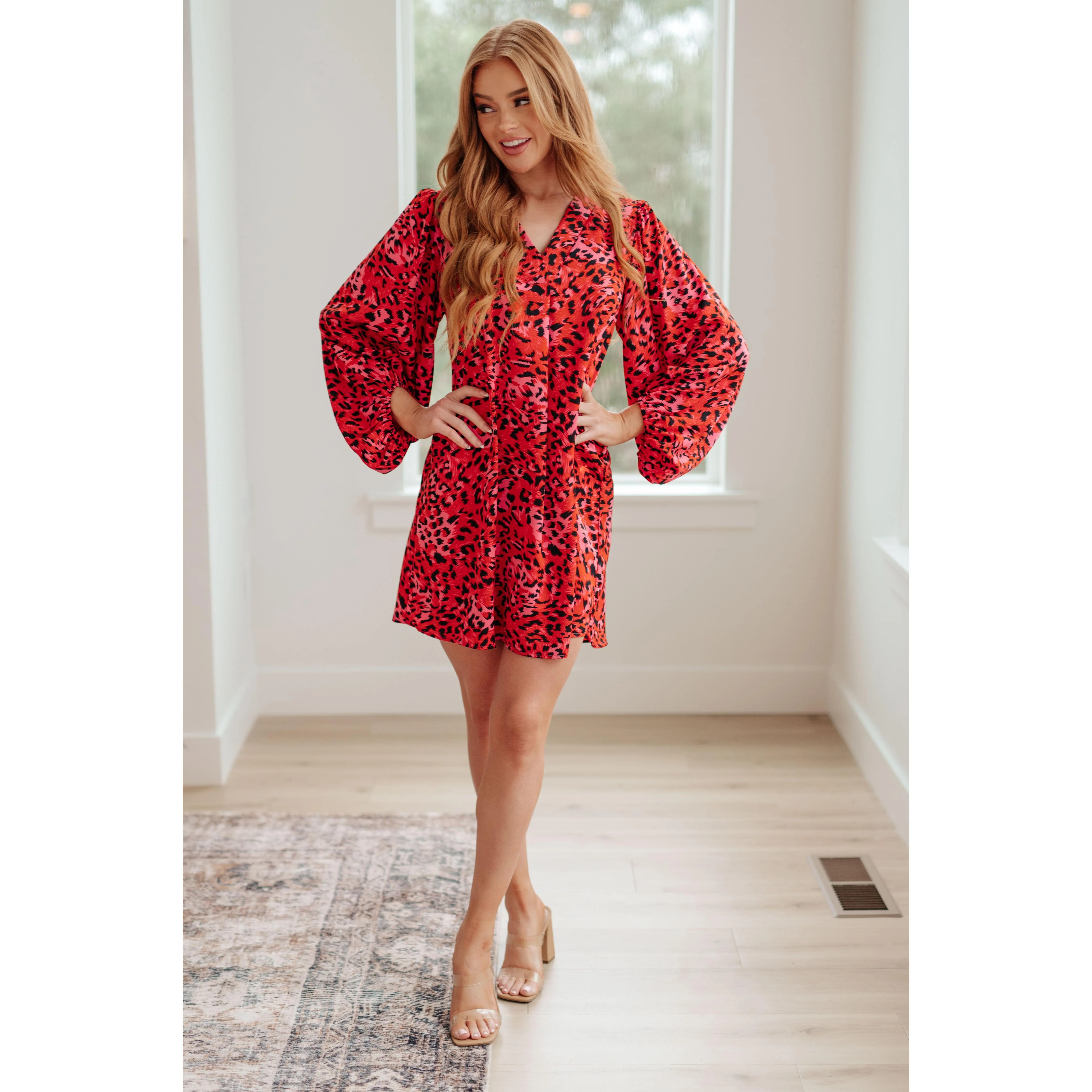 Wild About Life Animal Print Dress