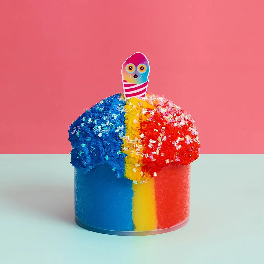 Sloomoo - Rainbow Snow Cone Slime Squishy Soft Squishy Sloomoo - Rainbow Snow Cone Slime Squishy Soft Squishy