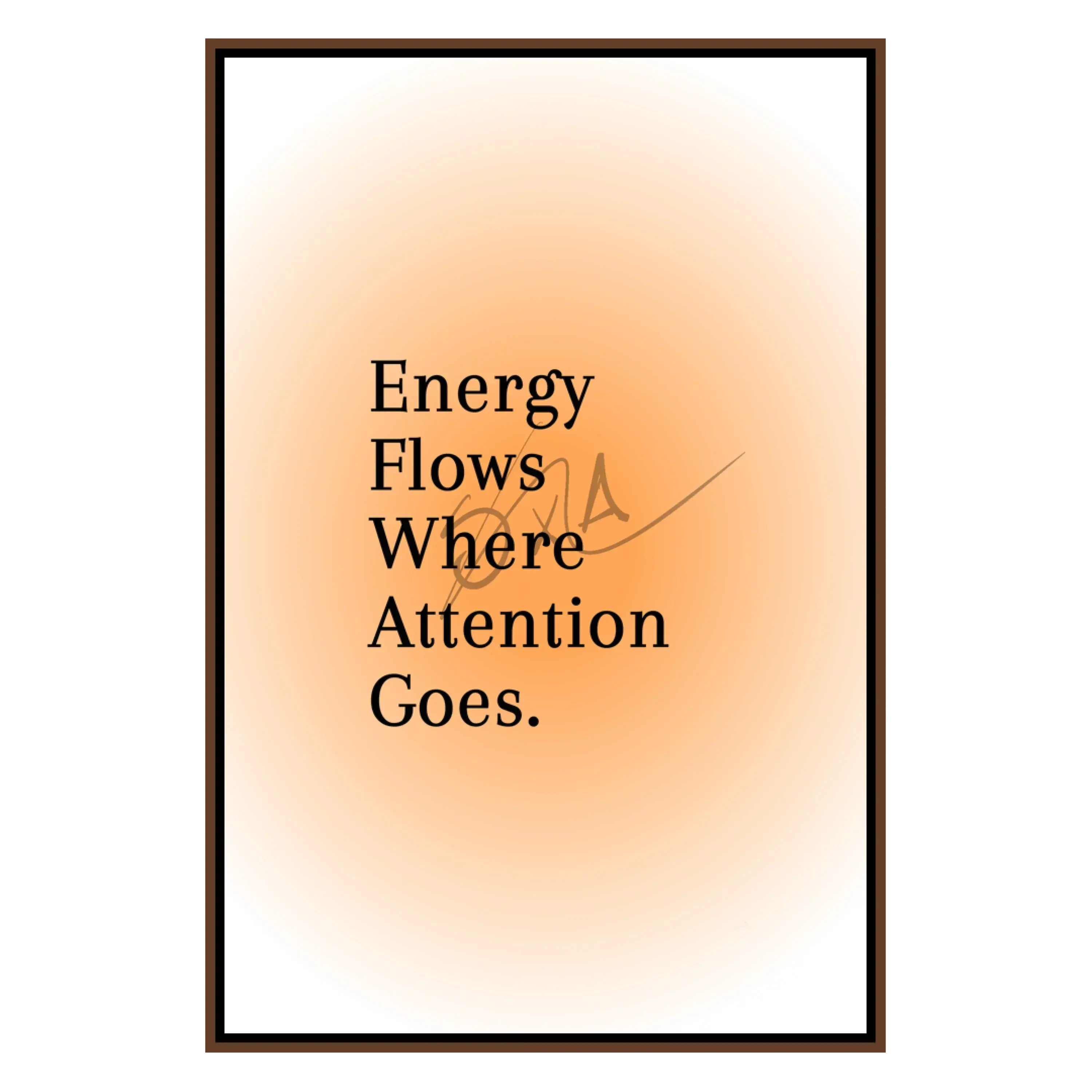 Energy Flows Where Attention Goes