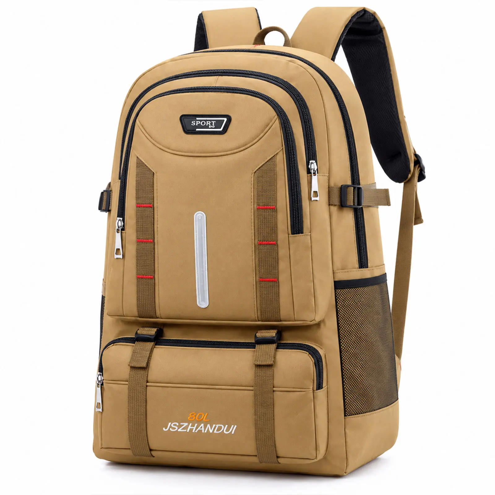 Large Capacity Hiking Backpack for Men & Women, Multi-Pocket Outdoor Daypack with Adjustable Straps, Travel Rucksack for Hiking, Camping, Trekking, Climbing, Backpacking & Outdoor Adventures