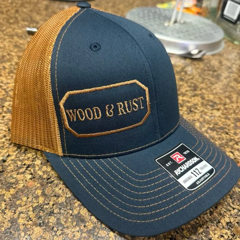 Wood and Rust hat Wood and Rust hat