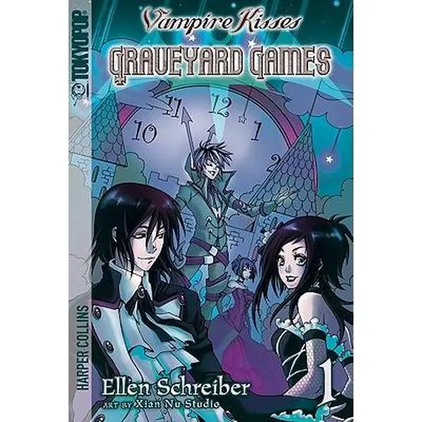Vampire Kisses: Graveyard Games -- Ellen Schreiber - Paperback
