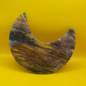 Fire Quartz Moon with Stand