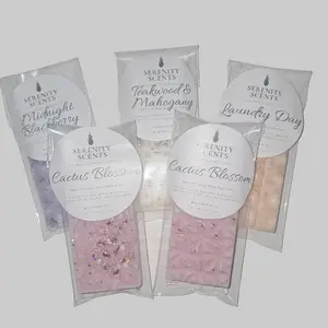 Serenity Scents Mini Soy Wax Melt Snap Bar .5oz Assorted Designs Phthalate-Free Fragrance Oil for Wax Warmers Room Aroma